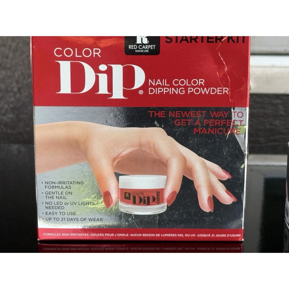 Red Carpet Manicure Color Dip Nail Color Dipping Powder Starter Kit Complete Set